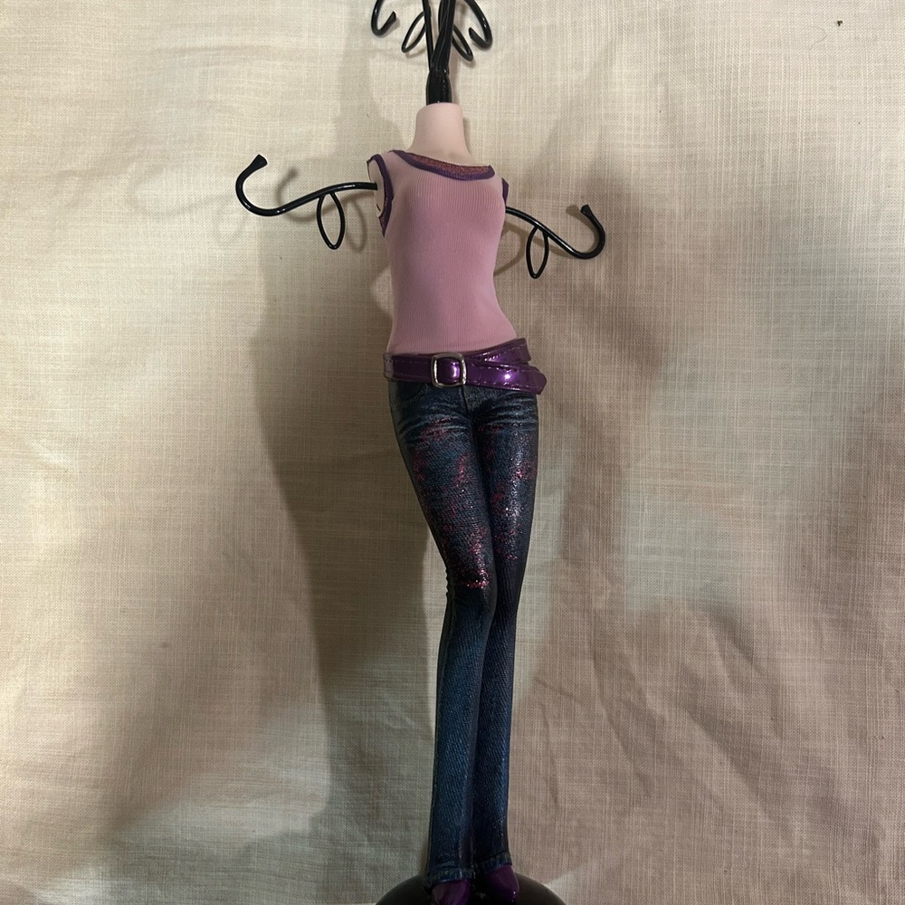 Purple and Blue Jewelry Holder